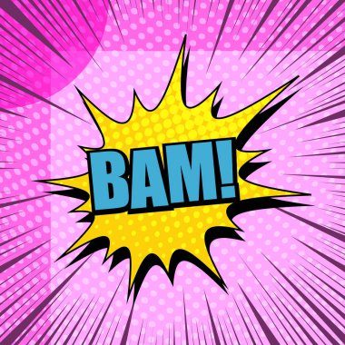 Komik pembe parlak kavramı