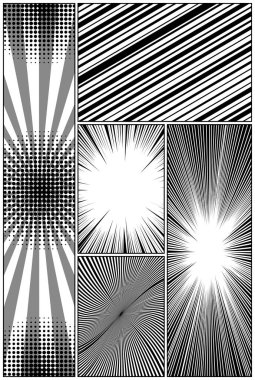 Komik tek renkli tasarım dikey kompozisyon