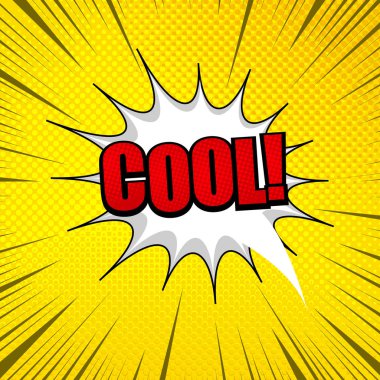 Komik sayfası parlak kavramı