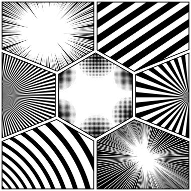 Çizgi roman tek renkli tasarım arka plan