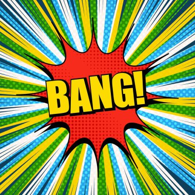 Komik sayfası renkli kavramı