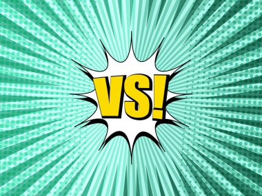 Komik düello patlayıcı şablonu