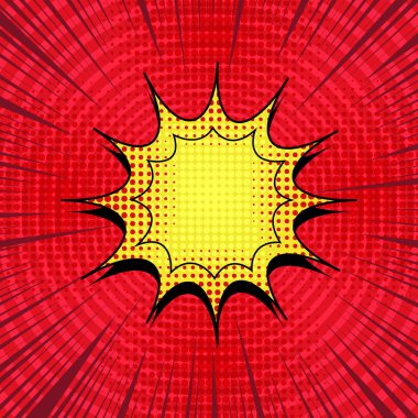 Comic zarif kırmızı arka plan