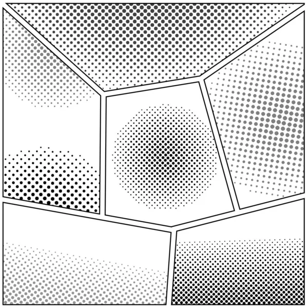 Concept monochrome comique — Image vectorielle