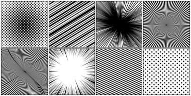 Çizgi roman yatay kompozisyon