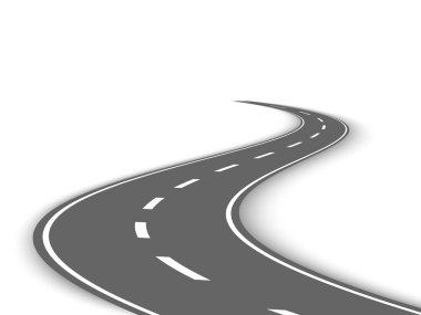 Perspektif eğimli yol şablonu