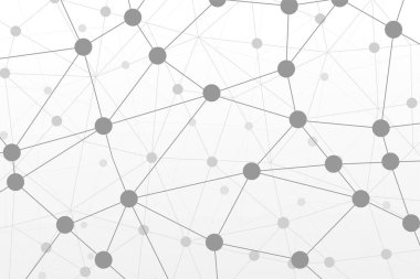 Kimyasal ve ağ soyut arkaplanı