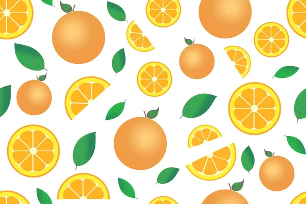 Wzór Wizerunkiem Owoców Cytrusowych Kolorowym Tle Citrus Mix Wzór — Zdjęcie stockowe