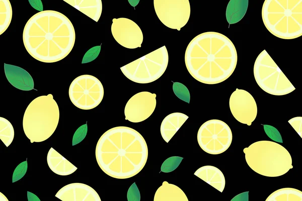 Wzór Wizerunkiem Owoców Cytrusowych Kolorowym Tle Citrus Mix Wzór — Zdjęcie stockowe
