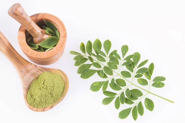 Moringa Por Felülnézet Moringa Oleifera — Stock Fotó