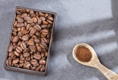 Kolombiya - çöreklerin kavrulmuş kahve çekirdekleri