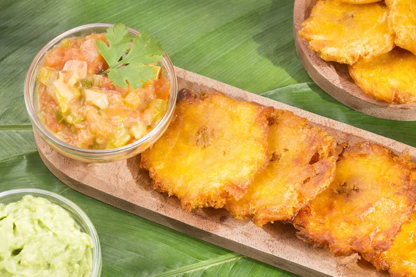 Patacon yeşil muz (toston, tachino düzleştirilmiş adet kızarmış)