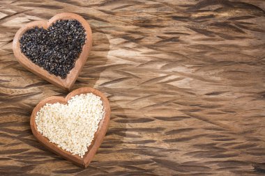 Beyaz Susam ve siyah susam - Sesamum indicum.