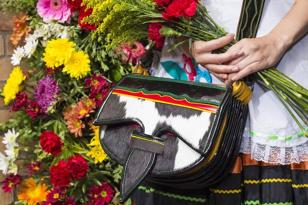 Silleteros Παρέλαση Λουλούδι Antioquia Δίκαιη Μεντεγίν Κολομβία — Φωτογραφία Αρχείου