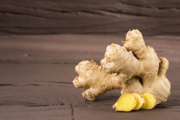 Raíz Jengibre Fresca Zingiber Officinale — Foto de Stock