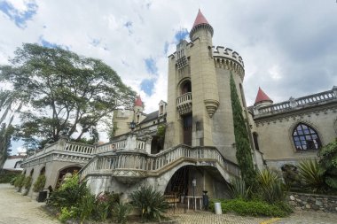 Medellin, Antioquia / Kolombiya - 07 Ekim 2018. Bir müze şehir, El Castillo müzesidir teslim tarihi 1930