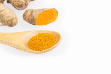 Taze organik kök ve zerdeçal tozu - Curcuma longa