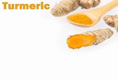 Taze organik kök ve zerdeçal tozu - Curcuma longa