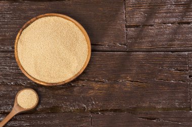 Organik solmayan çiçek tohumları - Amaranthus. Üstten görünüm