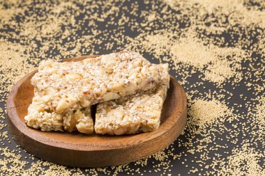 Bar - amaranthus içinde solmayan çiçek tahıl