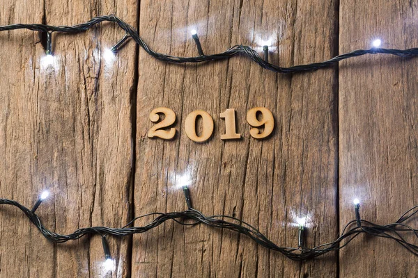 Bonne Année Fond Bois 2019 — Photo