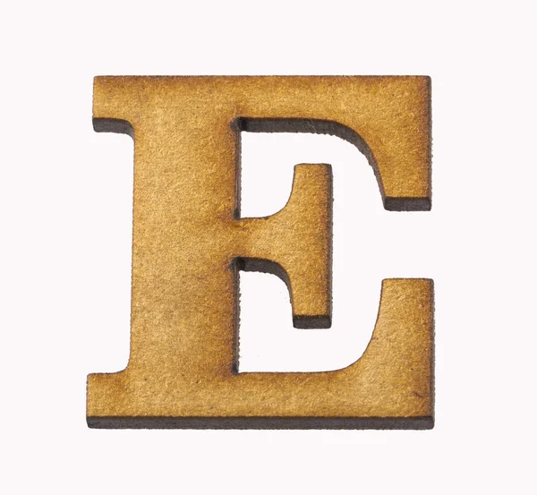 白い背景の上の木製アルファベット — ストック写真