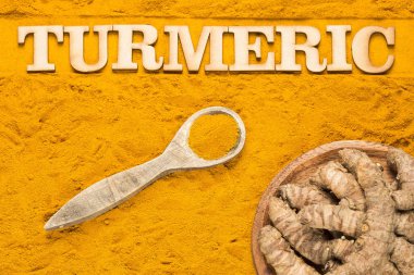 Kökleri ve zerdeçal tozu - Curcuma longa.