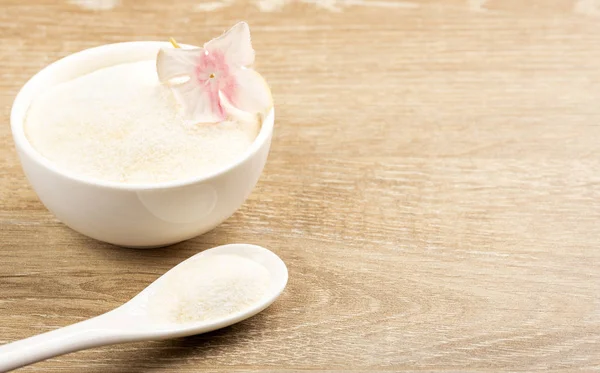 Polvo Proteína Colágeno Hidrolizado Fortalecimiento Mejora Salud Del Cartílago Los — Foto de Stock