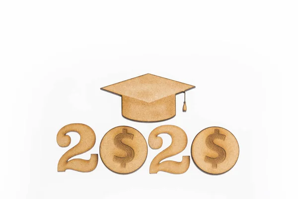 Education Savings 2020 Savings Concept White Background — Stock Photo, Image