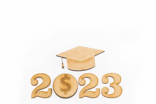 Education Savings 2023 Savings Concept White Background — Stock Photo, Image