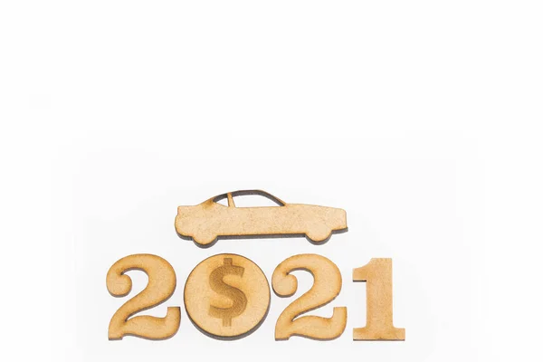 Економія Купівлю Автомобіля Концепція 2021 Року — стокове фото
