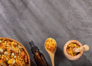 Kadife çiçekli Aromaterapi gerekli yağ - Calendula officinalis