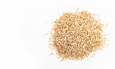 Solmayan çiçek tahıl - Amaranthus attı. Beyaz arka plan