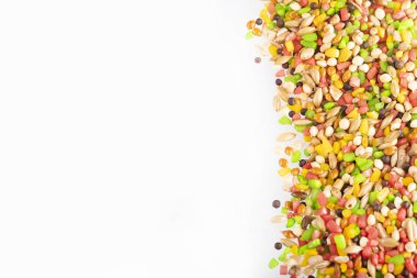 Kuşlar için karışım. Kanarya ve muhabbet kuşu - kuş yemi