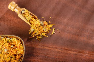 Kurutulmuş calendula çiçek - Calendula officinalis