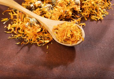 Kurutulmuş calendula çiçek - Calendula officinalis