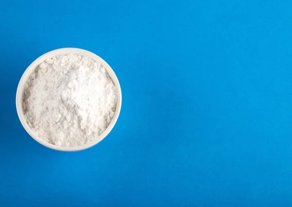 Bovenaanzicht van Baking soda (natriumbicarbonaat) — Stockfoto