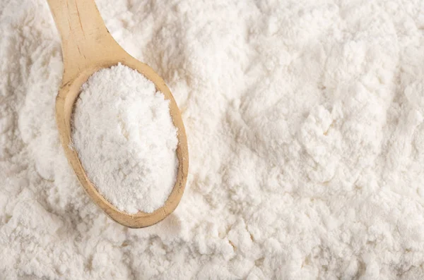 Baking soda (Sodium bicarbonate) Top view — Stock Photo, Image