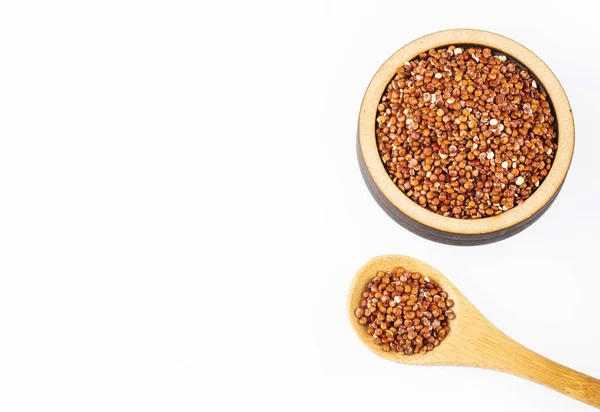 Czerwony nasiona quinoa organicznych - Chenopodium quinoa — Zdjęcie stockowe