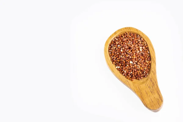 Червоне насіння органічної кіоки - ченоподібна кіока. Білий фон Червоний — стокове фото