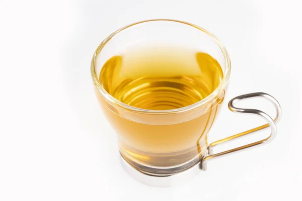 Чай з лимонною дієтою - цитродора Алоїсія. Білий фон — стокове фото