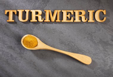 Organik zerdeçal tozu - Curcuma longa. Metin alanı