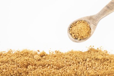 Rendelenmiş ham rafine edilmemiş şeker kamışı - Saccharum officinarum.