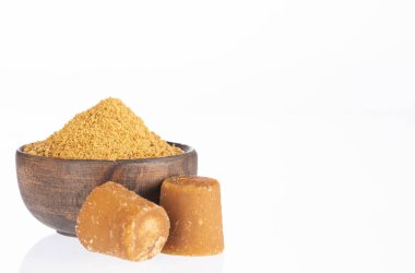 Panela veya şeker kamışı şekeri - Saccharum officinarum. Metin uzayı