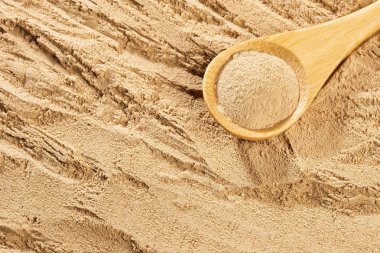 Amla tozu - Phyllanthus emblica. Üstte görüntü