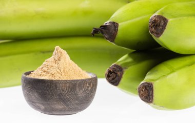 Çiğ ve kurutulmuş yeşil muz, muz unu, dirençli un, prebiyotik gıda, mide sağlığı