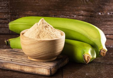 Çiğ ve kurutulmuş yeşil muz, muz unu, dirençli un, prebiyotik gıda, mide sağlığı