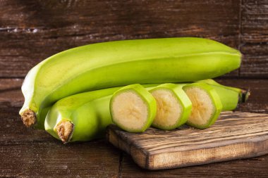 Organik yeşil plantain - Musa x paradisiaca