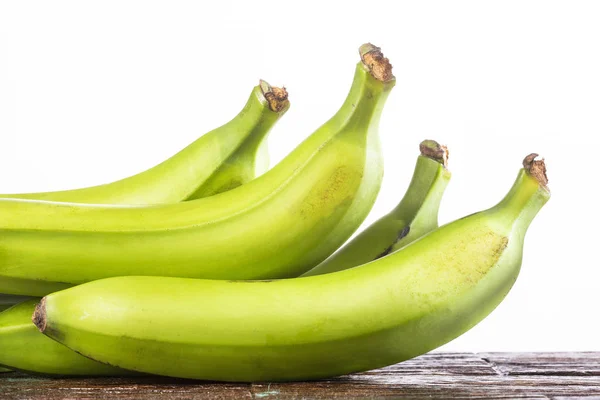 Organic green banana - Musa x paradisiaca — Stock Photo, Image