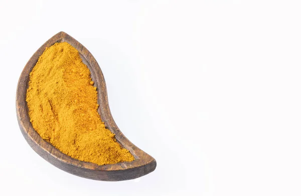 Polvo orgánico de cúrcuma - Curcuma longa — Foto de Stock